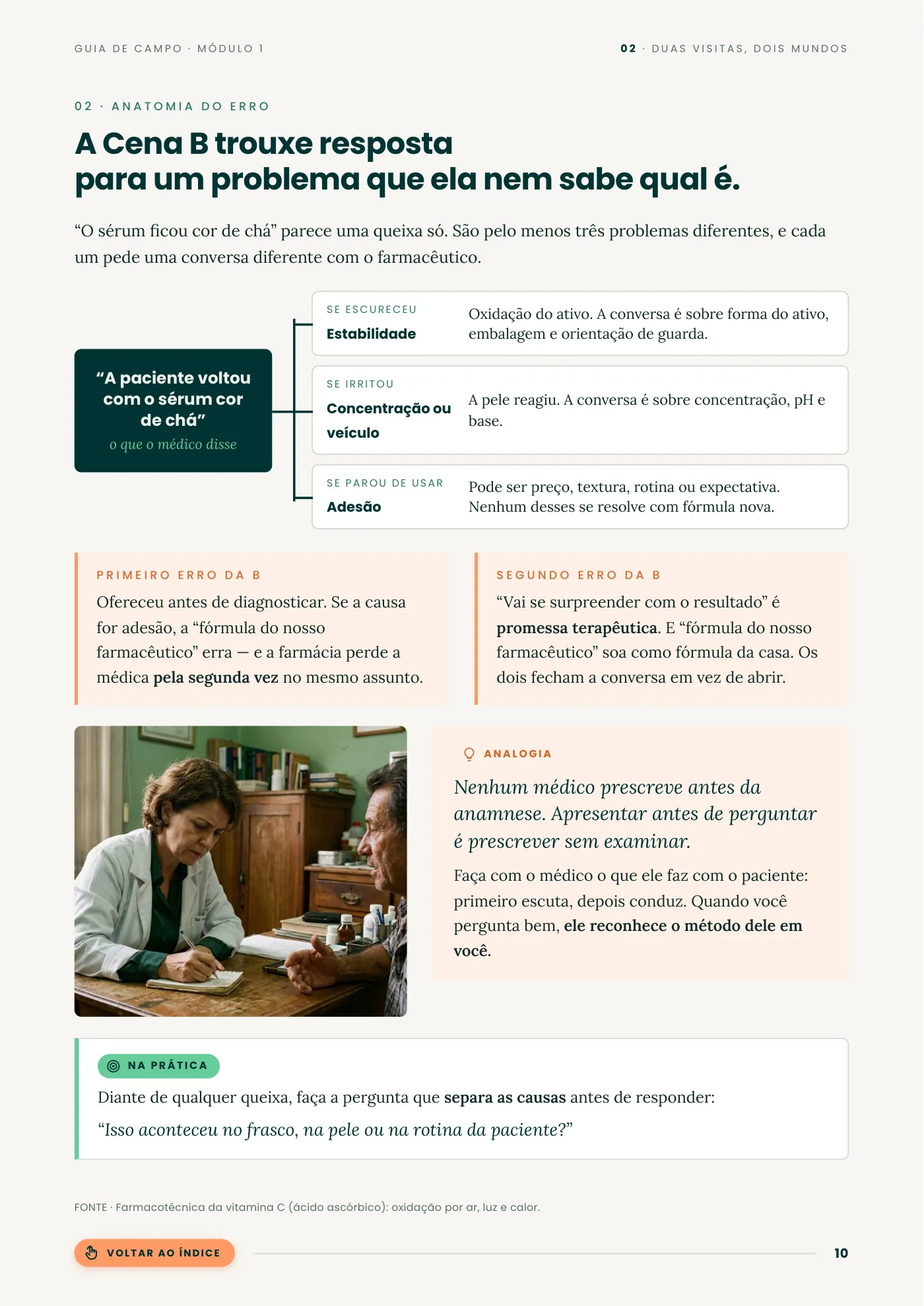 Página 10 de Pare de apresentar. Comece a descobrir.